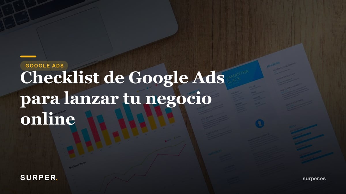 Checklist de Google Ads para lanzar tu negocio online