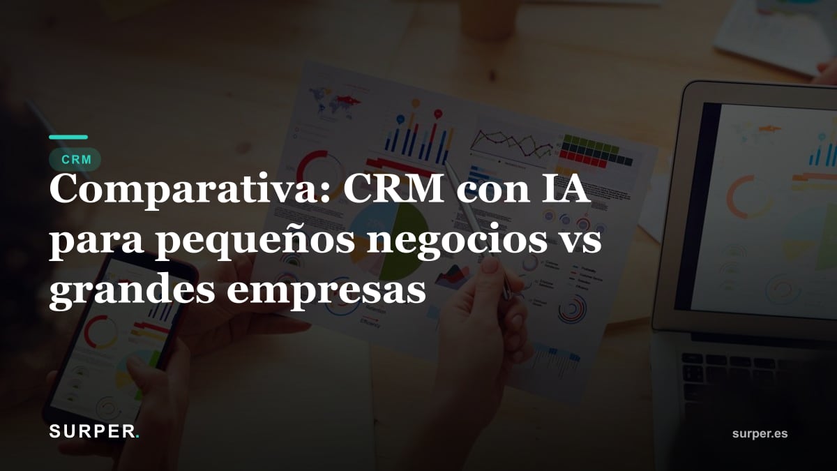 Comparativa: CRM con IA para pequeños negocios vs grandes empresas