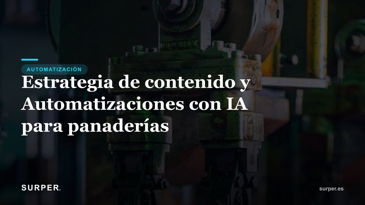 Estrategia de contenido y Automatizaciones con IA para panaderías
