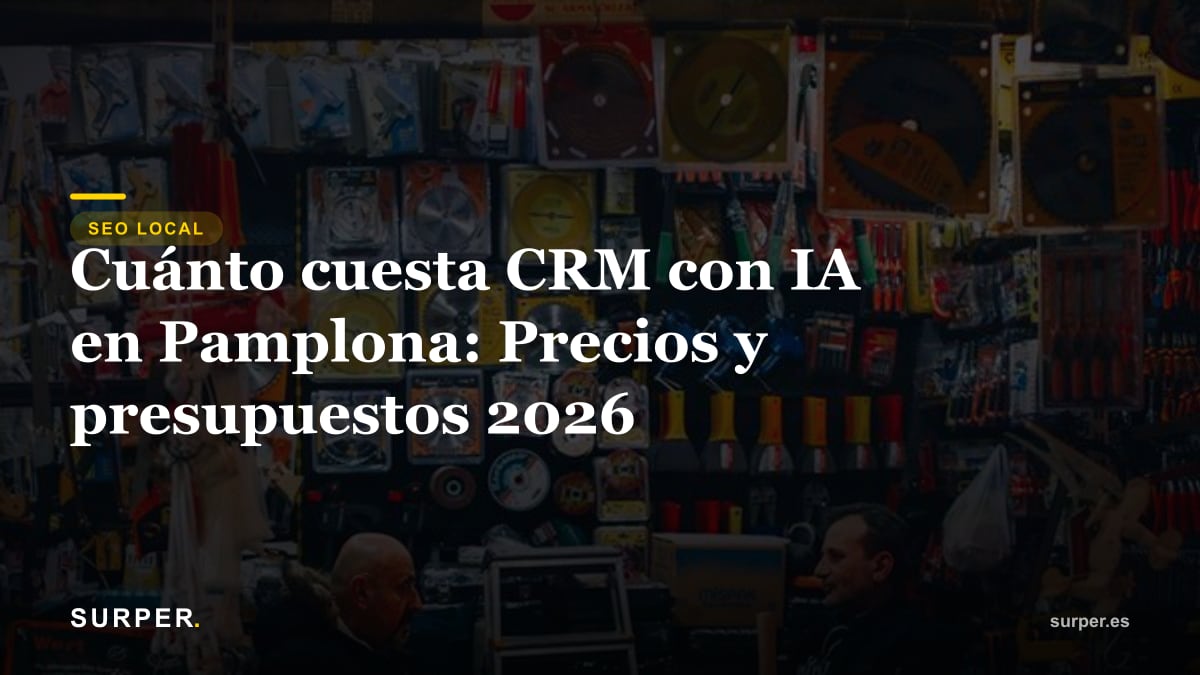 Cuánto cuesta CRM con IA en Pamplona: Precios y presupuestos 2026