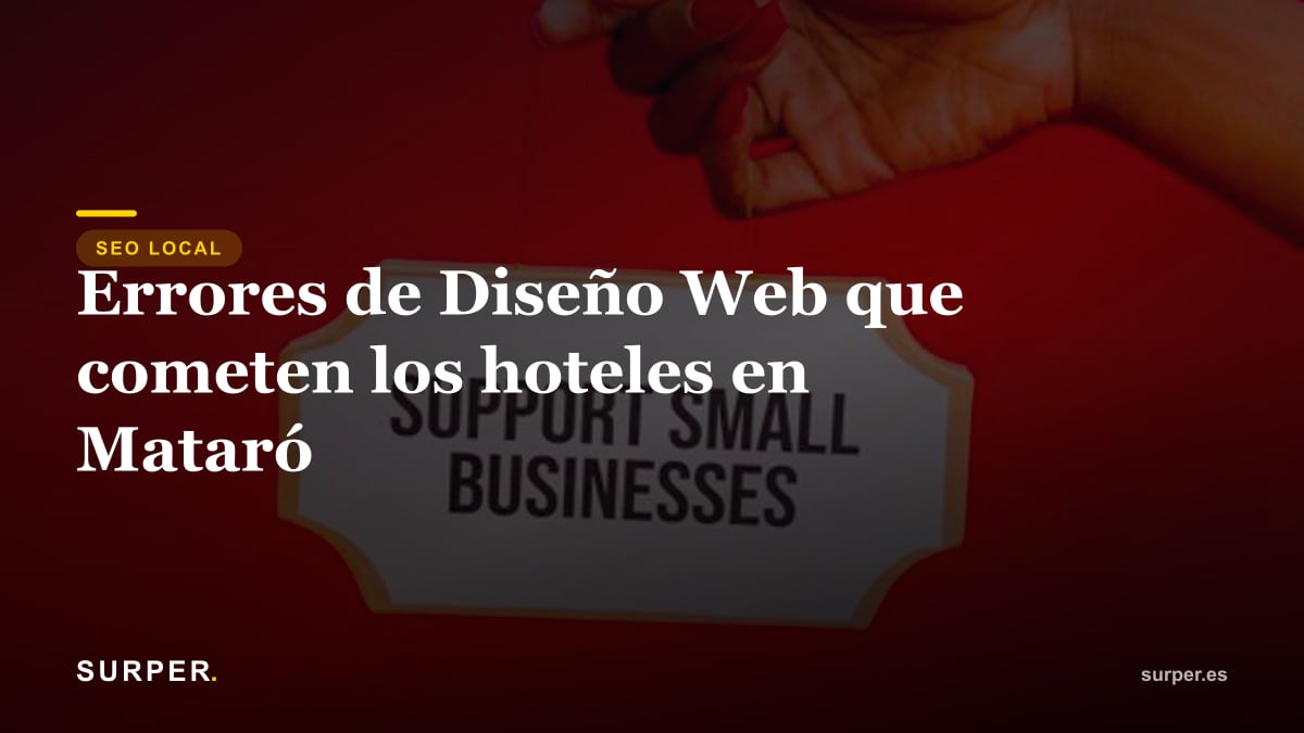 Errores de Diseño Web que cometen los hoteles en Mataró