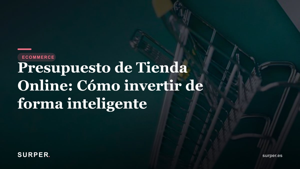 Presupuesto de Tienda Online: Cómo invertir de forma inteligente