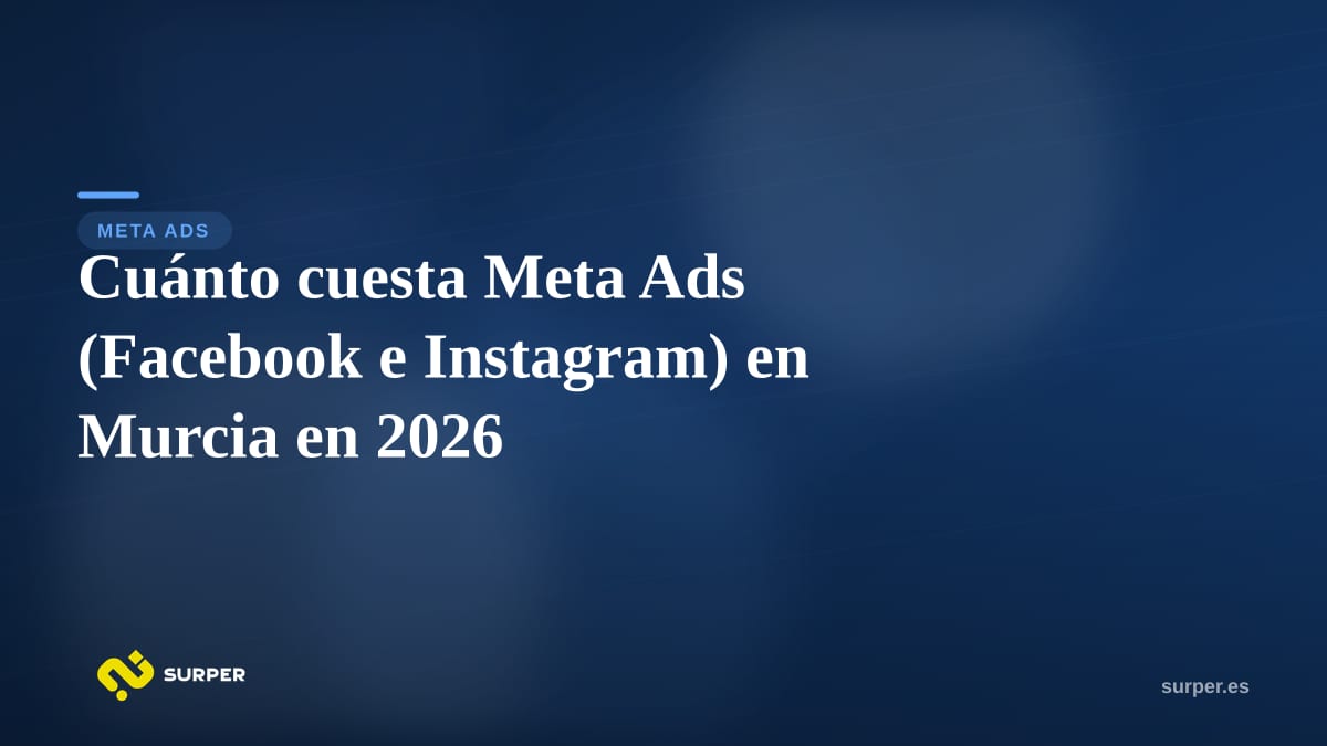 Cuánto cuesta Meta Ads (Facebook e Instagram) en Murcia en 2026