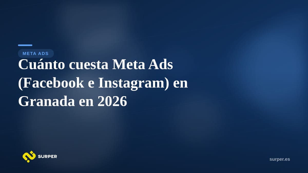 Cuánto cuesta Meta Ads (Facebook e Instagram) en Granada en 2026