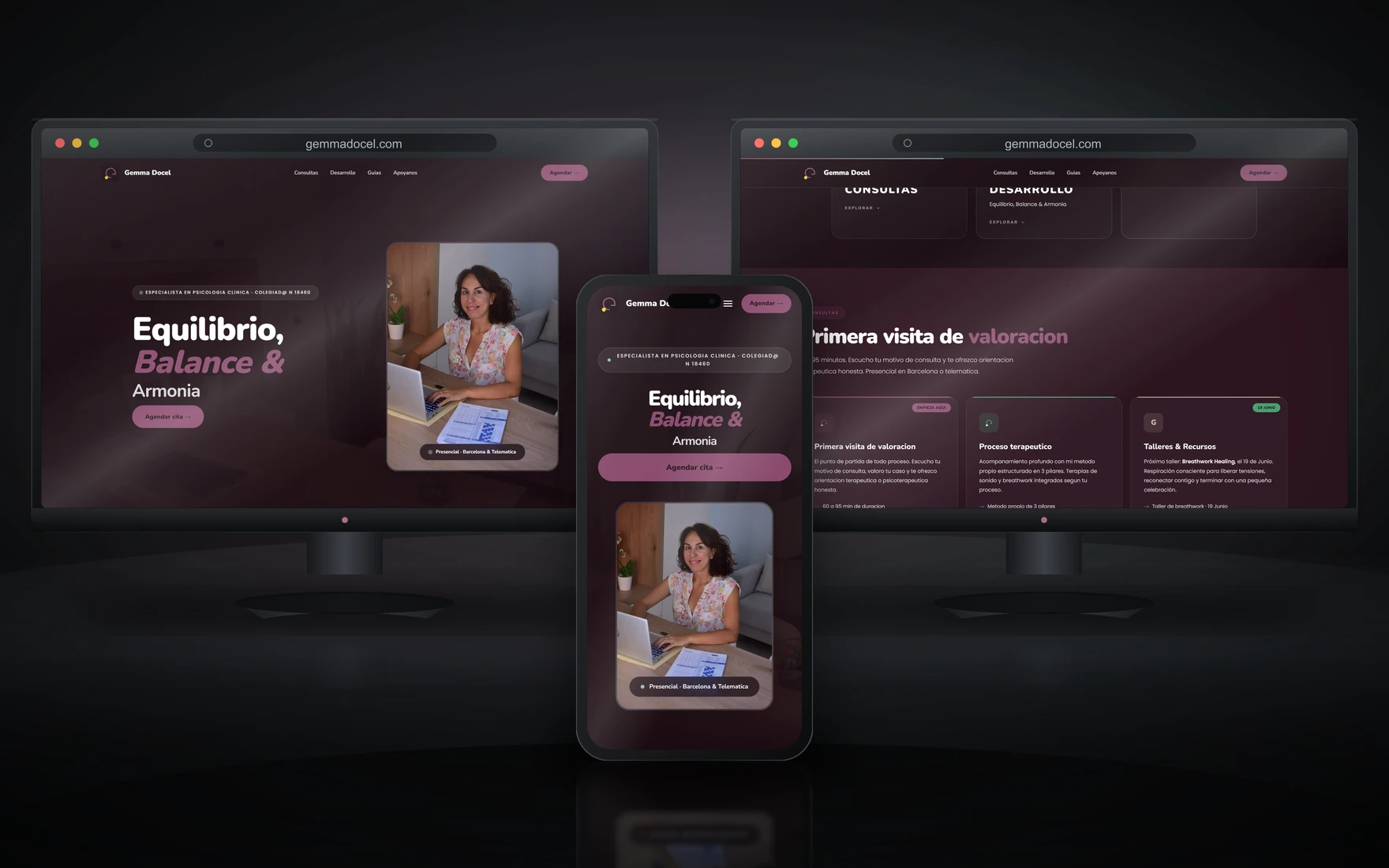 Web Gemma Docel — psicóloga y bienestar