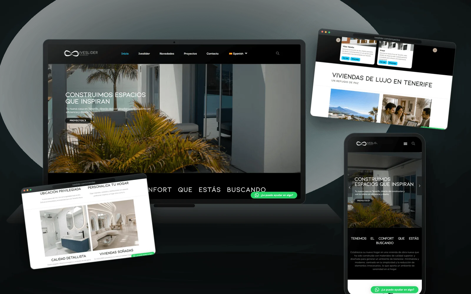 Web de Iveslider — promotora inmobiliaria de viviendas de lujo en Tenerife